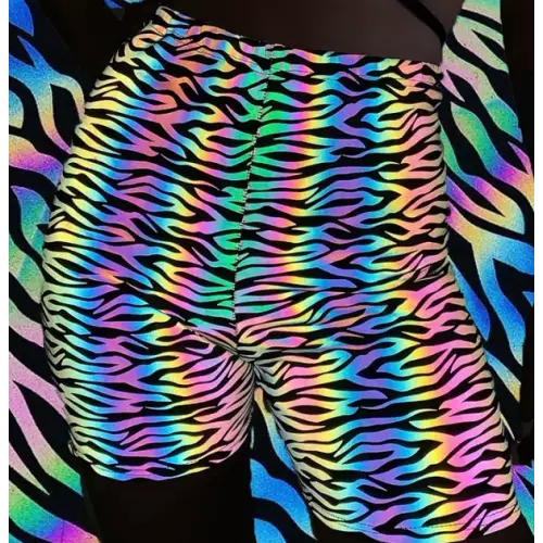 Regenbogen Reflektierender Stoff mit holografischen