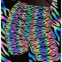Regenbogen Reflektierender Stoff mit holografischen