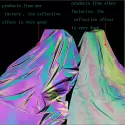 Tissu réfléchissant arc-en-ciel avec reflets holographiques à