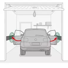 Bande paracolpi adesive per protezione portiere urti auto 2