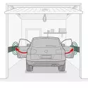 Bande paracolpi adesive per protezione portiere urti auto