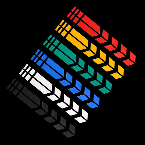 Chevron-Aufkleber aus reflektierendem Material für