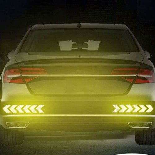 Chevron stickers made with Diamond grade reflective material