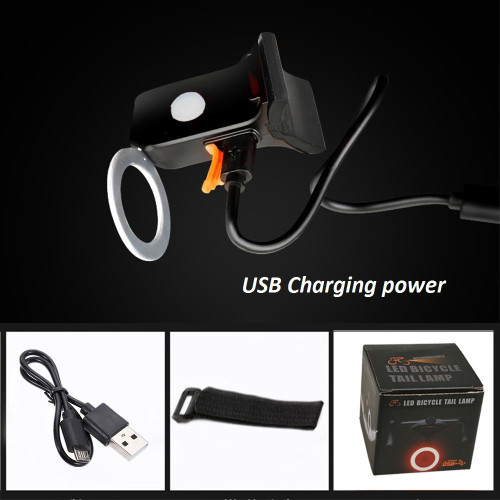 Luz trasera LED de seguridad para bicicleta con carga USB Mejor