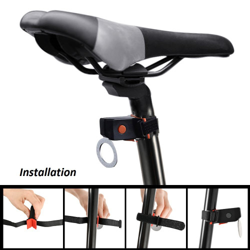 Luz trasera LED de seguridad para bicicleta con carga USB Mejor