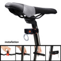 Luz trasera LED de seguridad para bicicleta con carga USB Mejor