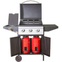 Indicateur magnétique de niveau de gaz pour barbecue de camping