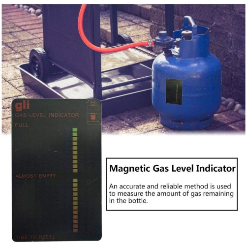Indicador magnético de nivel de gas para barbacoa de camping