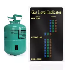 Indicatore adesivo magnetico livello gas propano butano GPL 2