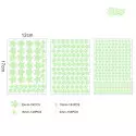 Stickers adesivi Luna e Stelle fosforescenti luminescenti