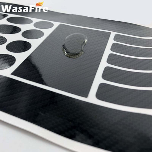 Kit de proteção efeito carbono contra atrito de cabos no quadro