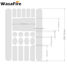 Carbon effect protection kit against cable rubbing on bike 2