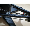 Carbon effect protection kit against cable rubbing on bike