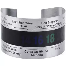 Wein/Bier Thermometer-Armband mit Edelstahlsensor Bester Preis
