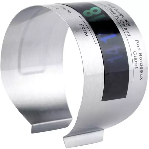 Bracciale Termometro per Vino/Birra Sensore in acciaio