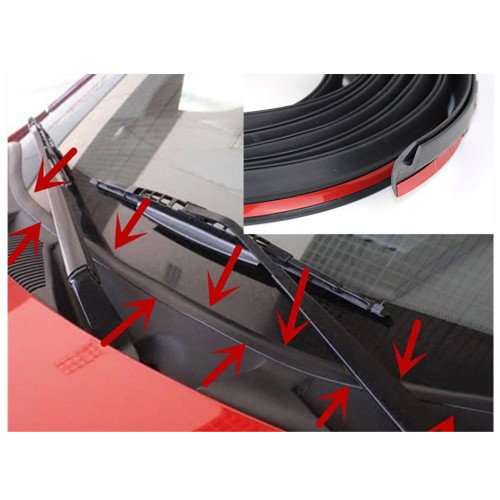 4M adhesive rubber seal for front and rear windshield exterior