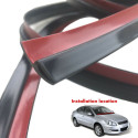4M adhesive rubber seal for front and rear windshield exterior