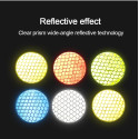 10pcs Reflective Reflective Adhesive Discs Warning for