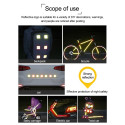 10pcs Reflective Reflective Adhesive Discs Warning for