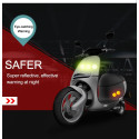 10pcs Reflective Reflective Adhesive Discs Warning for