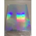 10 fogli A4 adesivi ologrammati per stampante laser o