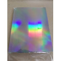 10 A4 holographic adhesive sheets for laser or inkjet printer