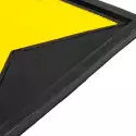 Reflektierender Kantenschutz aus Gummi schwarz/gelb