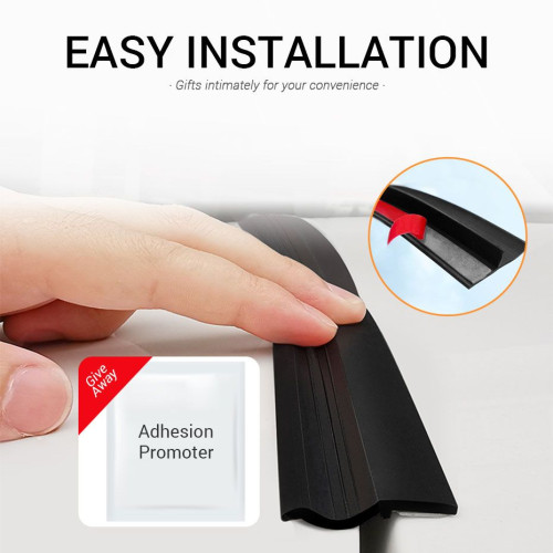 1.6M adhesive rubber sealing strip for trunk/rear hatch