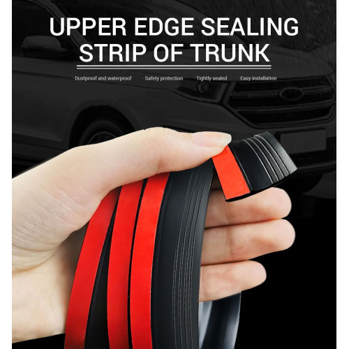1.6M adhesive rubber sealing strip for trunk/rear hatch