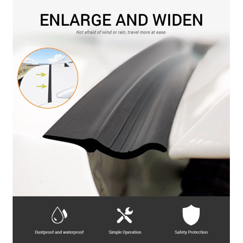 1.6M adhesive rubber sealing strip for trunk/rear hatch