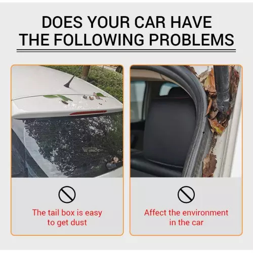 1,6M junta de goma adhesiva para maletero/portón trasero