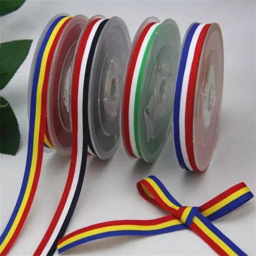 10mm Italienische Flaggen-Grosgrain-Band Stoff zum Nähen für