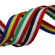 10mm Italian flag grosgrain ribbon fabric to sew for clothing