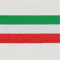 Fita grosgrain bandeira italiana 10mm tecido para costurar
