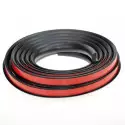 Protective adhesive rubber arc seal for car fender wheel arch