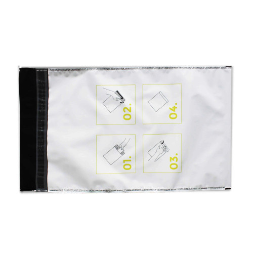 Sicherheitsumschlag mit Zahlencode und Barcode 270x400mm Bester