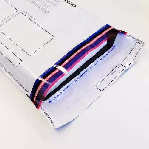 Busta di massima sicurezza con codice numerico/barcode e nastro