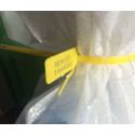 Plastic seals without metal insert, self-locking, fixed length.