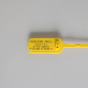 Plastic seals without metal insert, self-locking, fixed length.