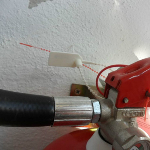 Sellos de seguridad de plástico ajustables con poca resistencia