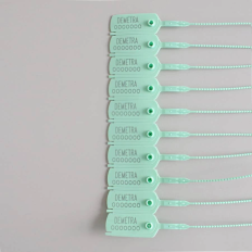 Sigilli di sicurezza in plastica regolabile con poca resistenza