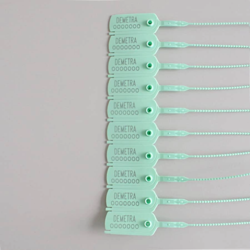 Scellés de sécurité en plastique réglables à faible résistance