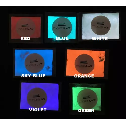 Pigmento additivo polvere luminescente fosforescente si