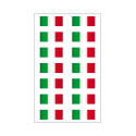 14 Autocolantes em vinil da Bandeira italiana para lambreta