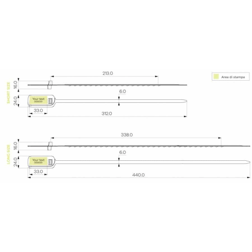 Precintos de seguridad de plástico ajustables económicos y