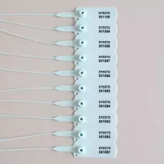 Scellés de sécurité en plastique réglables avec fermeture à 2