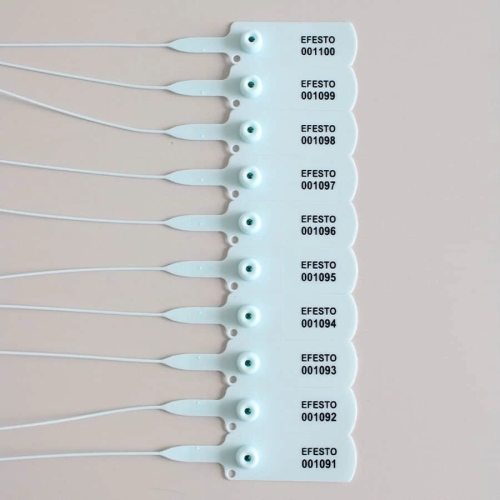 Adjustable plastic security seals with metal lock closure Best