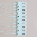 Adjustable plastic security seals with metal lock closure Best