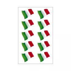 10 Aufkleber italienische Flagge Vinyl ultra-haltbare fur