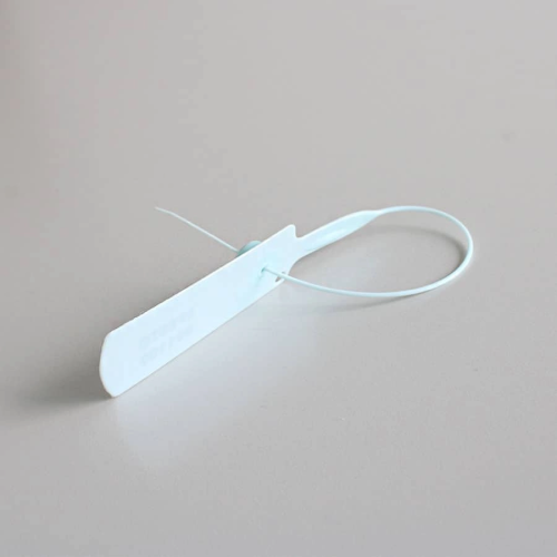 Selos de segurança de plástico ajustáveis com fecho de metal